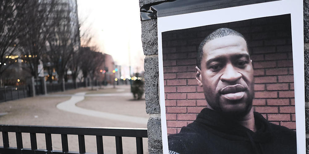 George Floyd war am 25. Mai 2020 in Minneapolis bei einer brutalen Festnahme ums Leben gekommen. Foto: John Arthur Brown/ZUMA Wire/dpa
