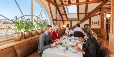 St.Gallen gehört zu den Städten mit der höchsten Restaurantdichte auf Sterne-Niveau (im Bild das «Einstein Gorumet»