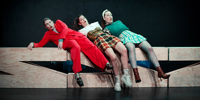 Bringt ein Stück Gesellschaftskritik auf die Bühne: Das Theater Grenzgänge.