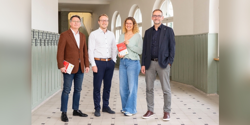 Prof. Dr. Jan Hochweber, Dr. Valentin Unger. Dr. Franziska Locher und Prof. Dr. Christian Brühwiler (v.l.).