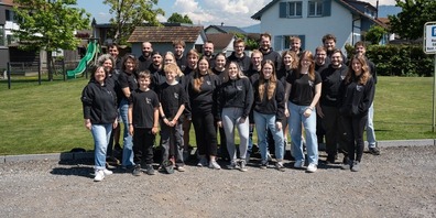 Die Mitglieder der Punscherlitruppa Widnou freuen sich auf die bevorstehende Mottotaufe 2025.