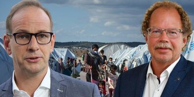 Die beiden Bürgermeister Dieter Egger (Hohenems) und Florian Kasseroler (Nenzing) bringen das Blut ihrer Parteikollegen in Wallung