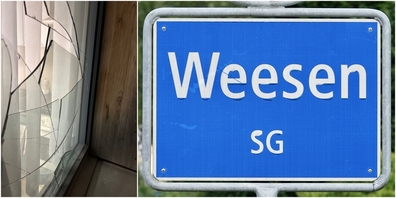 Die Täter verschafften sich durch eine eingeschlagene Scheibe Zutritt zu einem Weesner Geschäft.