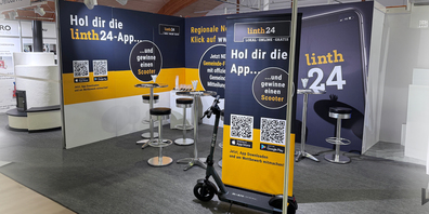 Linth24 ist am Stand 223 in der Tennishalle Grünfeld.