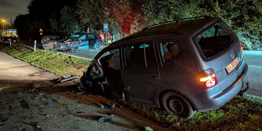 Wie durch ein Wunder wurde bei der Kollision niemand verletzt.