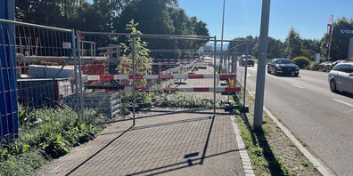 Wegen 80 Meter Baustelle müssen Velofahrende bis im Frühling 2026 einen kilometerlangen Umweg von Wetzikon nach Hinwil fahren.