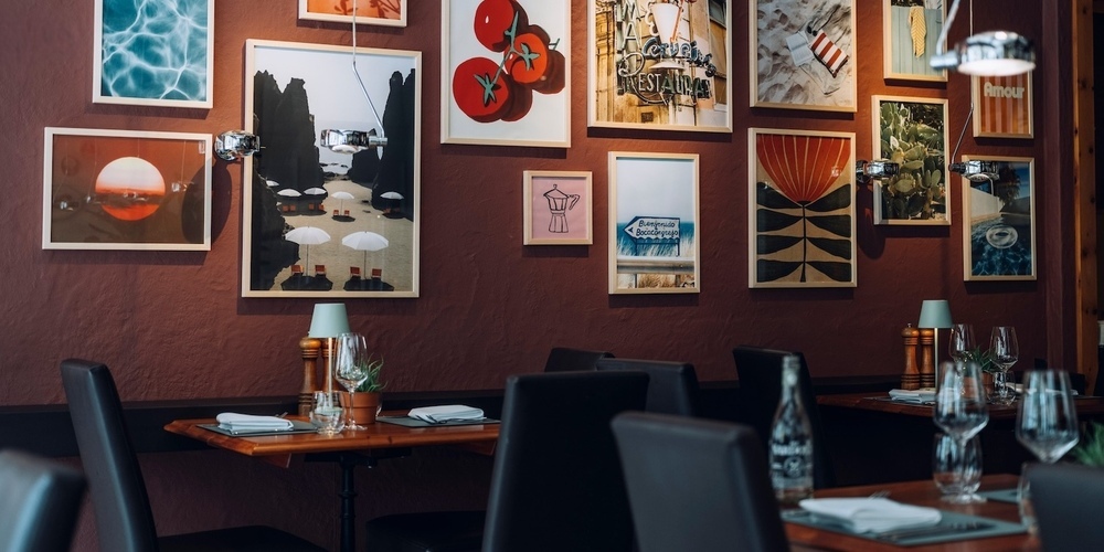 Mediteranes Ambiente im Restaurant SOL