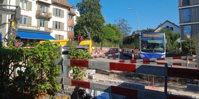 Baustelle Bergstrasse Männedorf