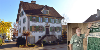Karl Rüegg (r.) verbrachte seine Kindheit im geschichtsträchtigen Custorhaus und hat darum am Museumswochenende ebenfalls eine Menge zu erzählen.