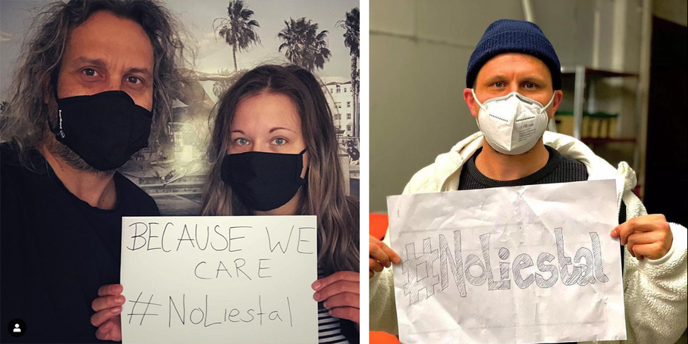 Unter dem Hastag #noliestal ist eine Gegenbewegung zu den Coronagegnern entstanden.