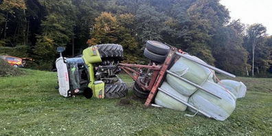  Personen wurden bei diesem Alleinunfall keine verletzt. 