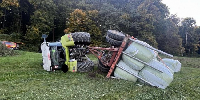  Personen wurden bei diesem Alleinunfall keine verletzt. 