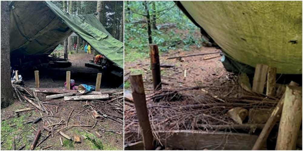 Was auf den ersten Blick nur ein paar Holzstämme erahnen liess, war für die Kinder ein ganz besonderer Ort:  Ein Platz zum Geschichtenhören, Ausruhen, Natur erleben und fröhlichen Zusammensein. 