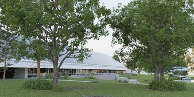 So soll das neue Hallenbad Oberdorf einmal aussehen.