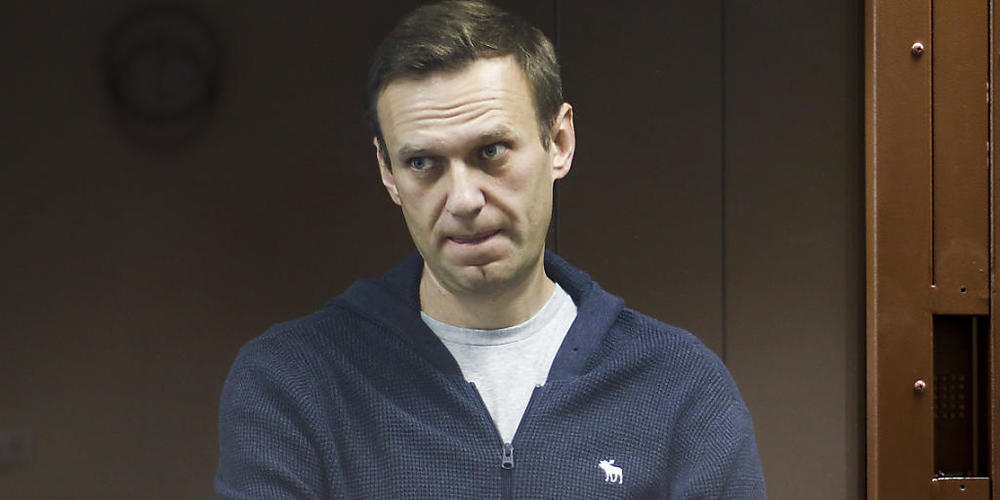 ARCHIV - Kremlkritiker Alexej Nawalny bei einer Anhörung vor dem Bezirksgericht Babuskinsky. Foto: -/Babuskinsky District Court/AP/dpa - ACHTUNG: Nur zur redaktionellen Verwendung im Zusammenhang mit der aktuellen Berichterstattung und nur mit vol...