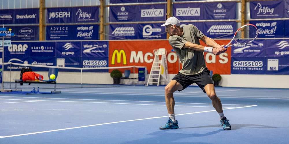 Der topgesetzte Engländer Jan Choinski (ATP 126)