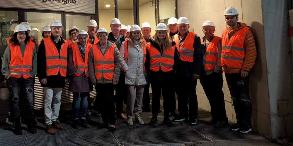 Neugierige Mitglieder der SVP Altstätten besichtigten den Erweiterungsbau des Regionalgefängnisses Altstätten.