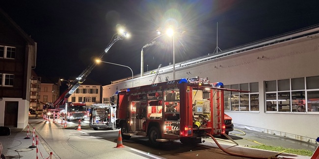 Im Güetli in Walzenhausen ist ein Brand ausgebrochen.