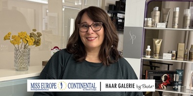 Paola Tonello, Inhaberin  "HAAR GALERIE by Paola"  aus Niederuzwil, ist mit dabei!
