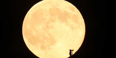 In der Nacht auf den 6. November war ein sogenannter Supermond zu sehen.