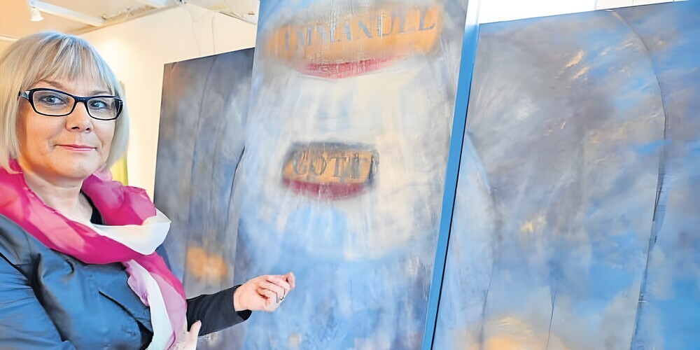 Verena Brassel in ihrem Atelier