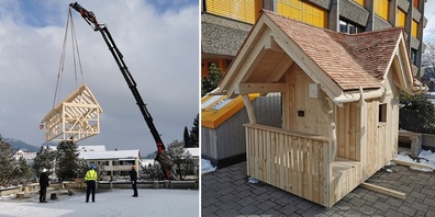  Kinder-Spielhaus für «ennet dem Ricken» von Ramon.