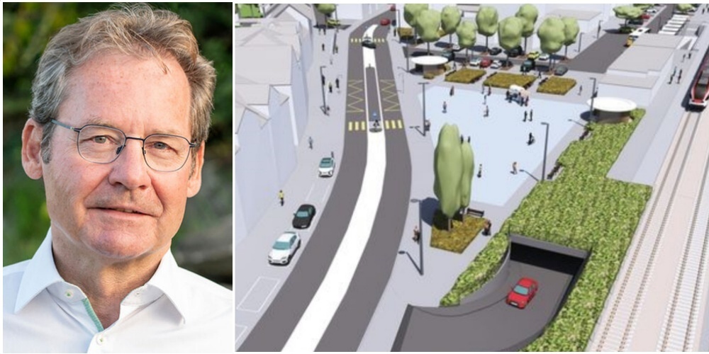 Muss Gemeindepräsident Félix Brunschwiler die Dorfplatzgestaltung mit Tiefgarage auf unbestimmte Zeit zurückzustellen?