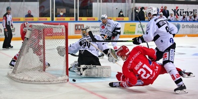 Solche offensive Szenen waren heute sehr selten. Die SCRJ Lakers waren heute Abend gegen Lugano chancenlos.