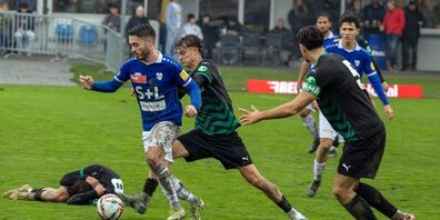 Lirim Shala bereitete den 1:2-Anschlusstreffer kurz vor der Pause mit seinem Freistoss vor. (Archivbild)