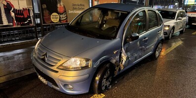 Die beiden beschädigten Autos