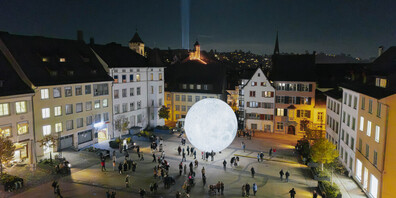 Der Herrenacker erleuchtet.