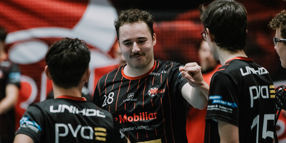 Fabio Diethelm und seine Red Devils dürfen weiter jubeln.