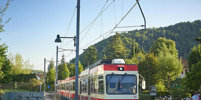 Pendelzug der Waldenburgerbahn im Baselbiet. (Archivbild)