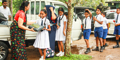 Durch ein vertrauensvolles Team aus Freiwilligen vor Ort, wird alles gerecht verteilt.
