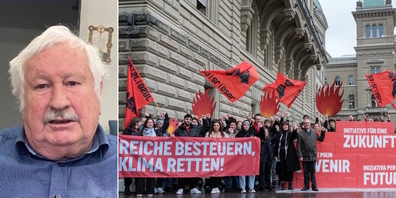 Herbert Oberholzer (l.): «Die Jungsozialisten mögen sich als schlaue Schlangenfänger fühlen. Bezüglich Volkswirtschaft sind sie aber chrüzdumm.»