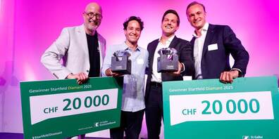 2025 entschied sich die Jury erstmals für zwei gleichwertige Sieger. Neben der digitalen Lernplattform Brian wurde auch die UpGrain AG ausgezeichnet – ein Unternehmen, das aus Biertreber gesunde Nahrungszusätze entwickelt. Das Preisgeld von 30’000 Franken wurde aufgestockt, sodass beide Firmen je 20’000 Franken erhielten