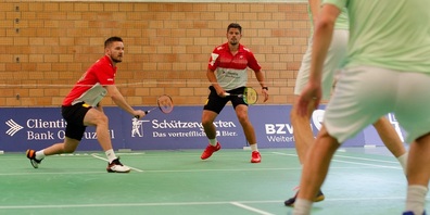 Ramon Kropf (rechts) und Zvonimir Durkinjak bestritten zum Saisonbeginn das Männerdoppel.