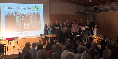 Das Kernteam präsentierte das breitgefächerte Angebot der IGAA Jonschwil-Schwarzenbach.