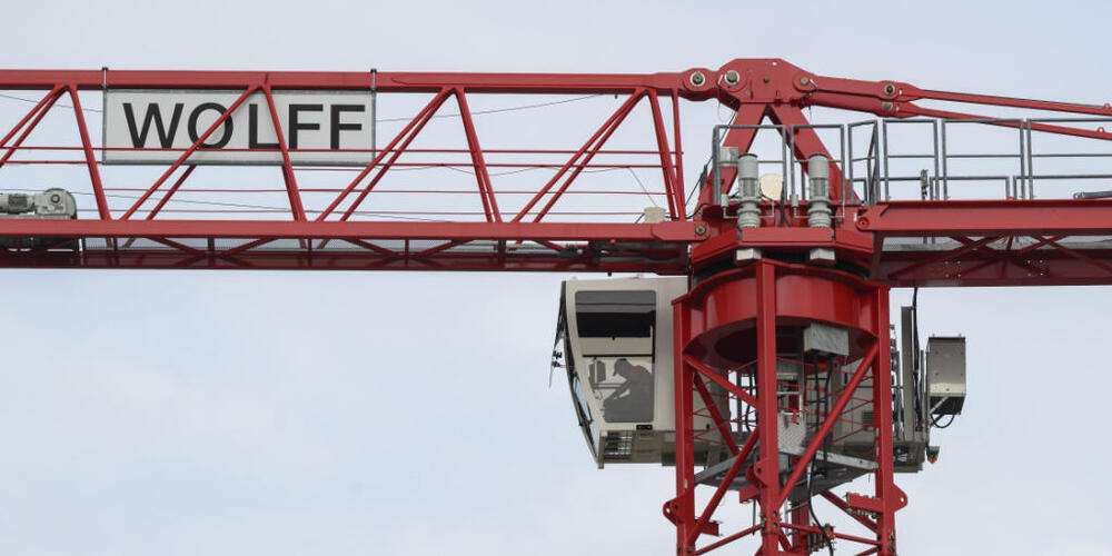 Die Polizei in Schaffhausen musste einen Mann von einem Baukran retten. (Symbolbild)