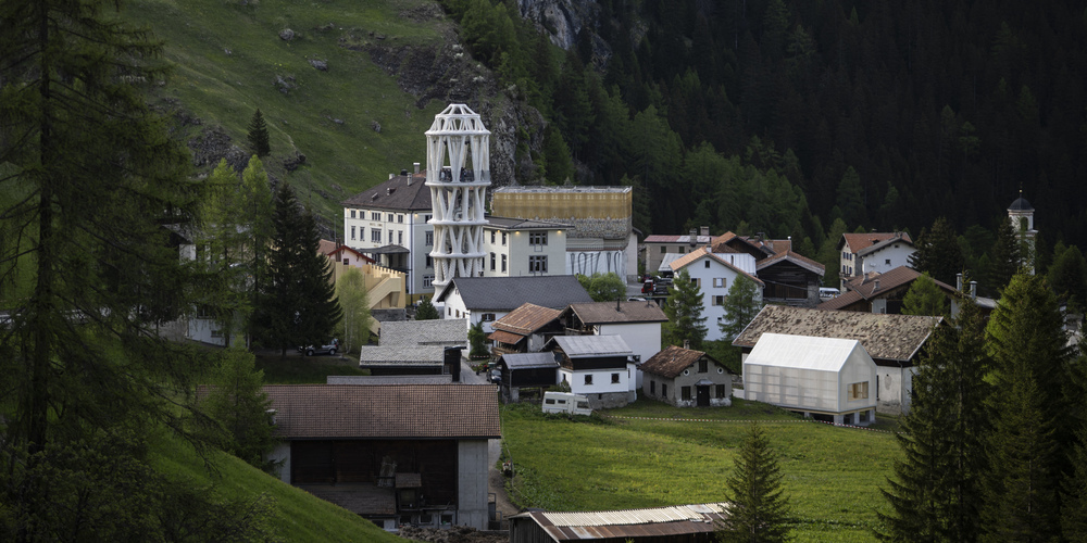 Wurde im Mai eröffnet: Der weisse Turm von Mulegns. 