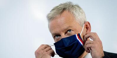 ARCHIV - Bruno Le Maire, Frankreichs Minister für Wirtschaft und Finanzen, bei einem Treffen der Eurogruppe und dem Informellen Rat der EU-Wirtschafts- und Finanzminister. Foto: Kay Nietfeld/dpa