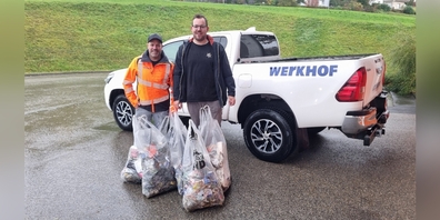 Gemeinsame Entsorgung.