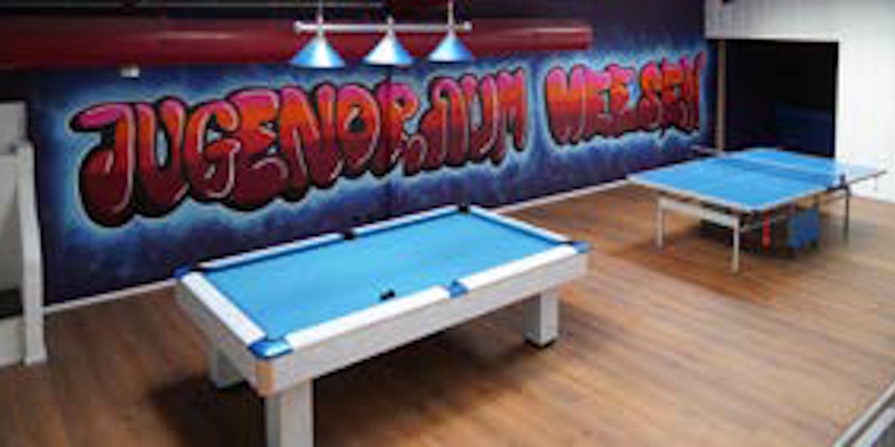 Der Weesner Jugendraum bietet vieles: Spass und Spiel, Begegnung und Austausch, aber auch die Möglichkeit, sich zurückzuziehen.