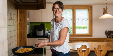 «Es war nicht schwierig, vor der Kamera ich selbst zu bleiben», sagt die Wahl-Glarnerin Karin Landolt-Diethelm. «Ich war aber sehr nervös.»