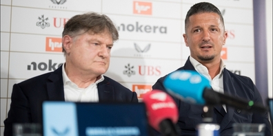 Wieder auf der Suche nach dem perfekten Trainer: FCZ-Präsident Ancillo Canepa und sein Gewährsmann und Sportchef Milos Malenovic (r.).