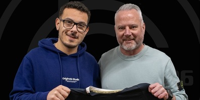 Sportchef Alessio Orfanidis und Roger Jäger freuen sich auf eine gemeinsame Zukunft.