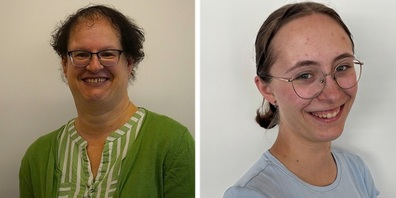 Im Bild v.l.: Nicole Knaus und Vreni Zellweger