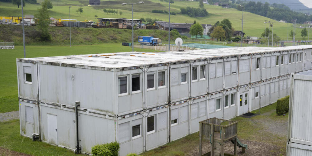 Die Flüchtlingsunterkunft Luterbach in Küssnacht soll ersetzt werden. (Archivaufnahme)