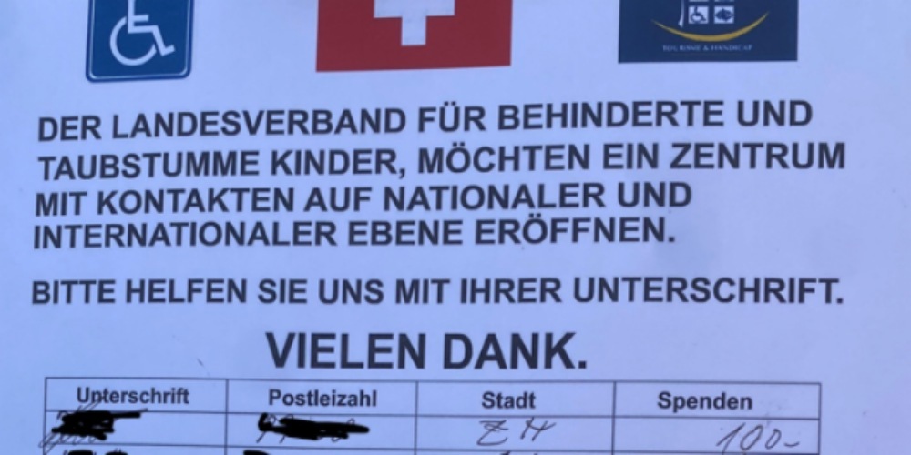 Mit diesem Formular sind die Betrüger unterwegs. 