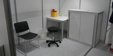 Zweites Kurzzeit-Impfzentrum in Frauenfeld.